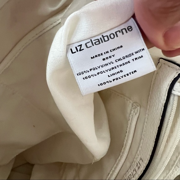 Liz Claiborne White Floral Tropical Print B#30 - Picture 7 of 12